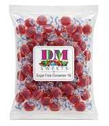 Sugar Free Cinnamon Hard Candy - 1 lb Bulk Bag - Individually Wrapped Sweet and Spicy Cinnamon Discs - Low?Carb