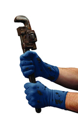 VEN6025 Venom Steel Latex Gloves, Splash Protection, Blue (Pack of 30)