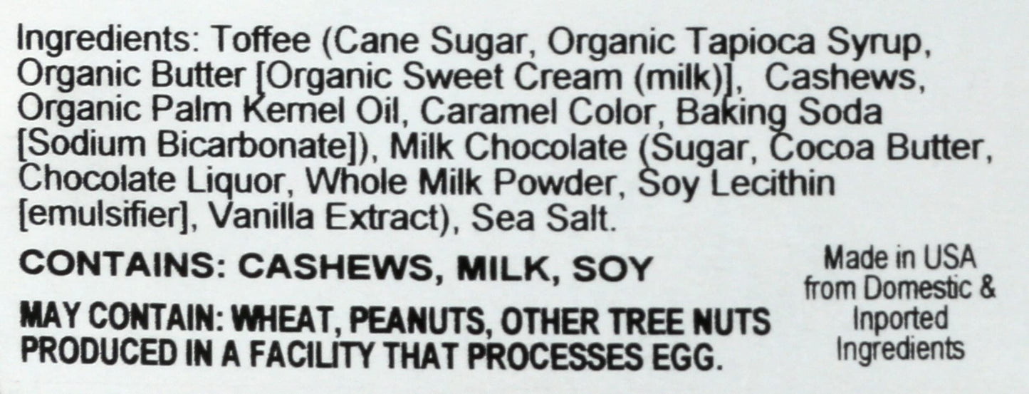 Nassau Candy, Candy Toffee Milk Chocolate Sea Salt, 13.5 Ounce