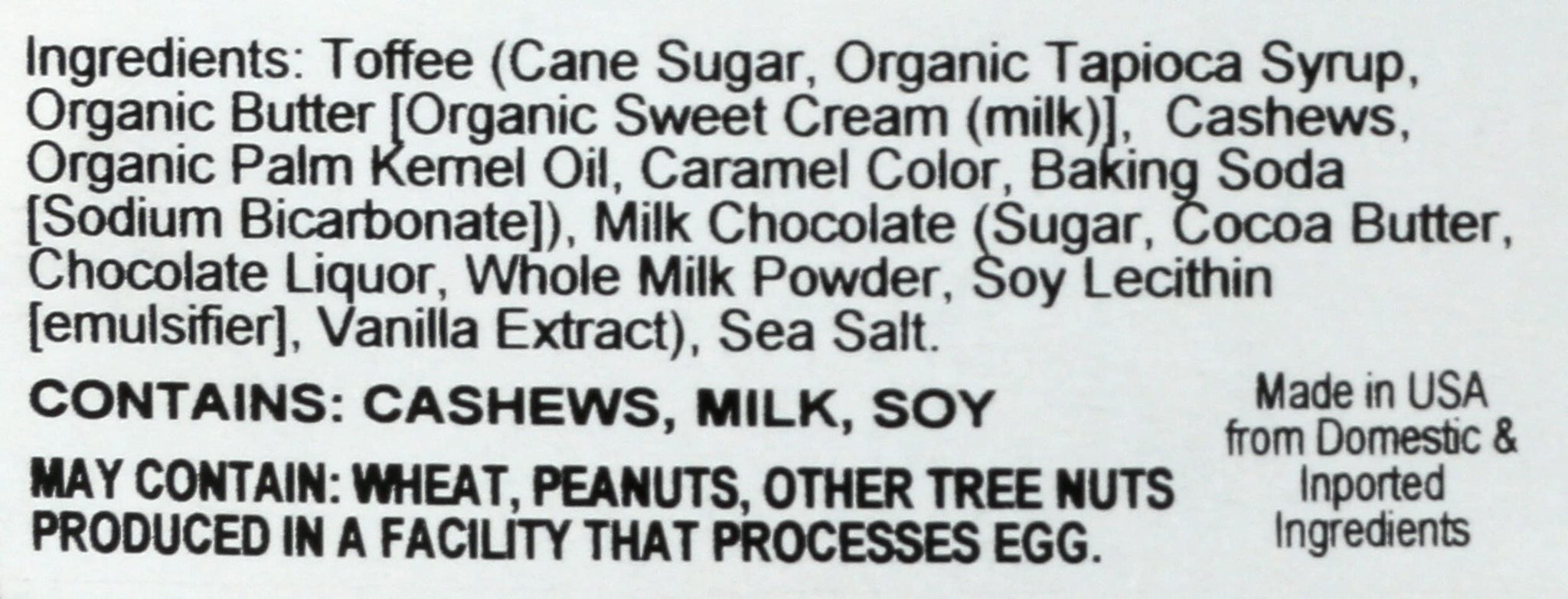 Nassau Candy, Candy Toffee Milk Chocolate Sea Salt, 13.5 Ounce