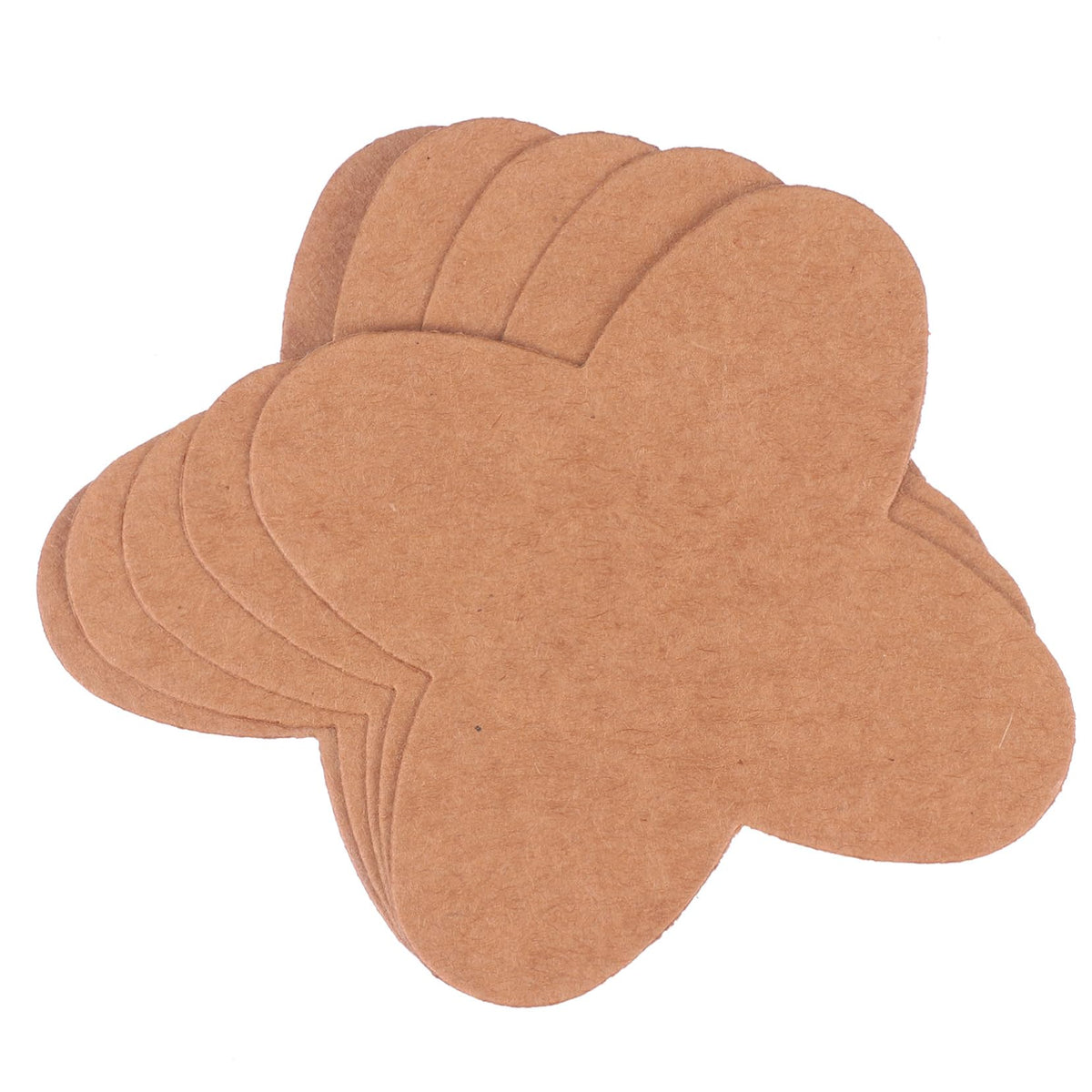 COLLBATH 100pcs Kraft Paper Chocolate Holder Trays Compartment Design for Elegant Candy Wrapping and Decorative Packaging for Events and