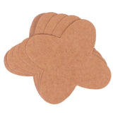 COLLBATH 100pcs Kraft Paper Chocolate Holder Trays Compartment Design for Elegant Candy Wrapping and Decorative Packaging for Events and