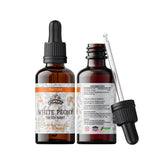 FLORIDA HERBS White Peony Tincture, Organic White Peony Extract (Paeonia Lactiflora) Root, Non-GMO in Cold-Pressed Organic Vegetable Glycerin 2 oz