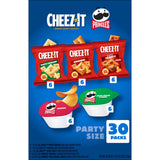 Cheez-It, Pringles, Salty Snacks, Party Size, Variety Pack, 26.58oz Box (30 Packs)