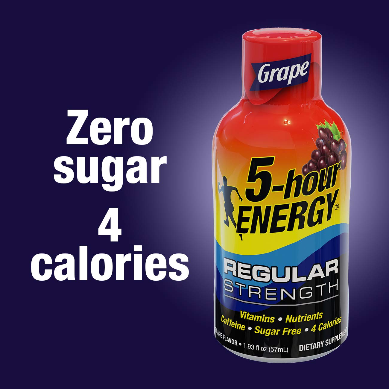 5-hour ENERGY Shot, Regular Strength, Berry, 1.93 oz, 48 Pack