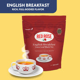 Red Rose English Breakfast, Loose Leaf Black Tea, 12 oz