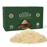 SnackRush Dried & Chopped Kadayif - Shredded Phyllo Dough 500g (1.1lb) | Perfect for Kunafa, Knafeh, Dubai Chocolate, Pistachio Cream Desserts