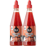 Best of Thailand Sweet Chili Sauce | 2 Bottles of 23.65oz Real Authentic Asian-Brewed Thai Marinade, Dipping Sauce & Glaze for Spring Rolls & Chicken