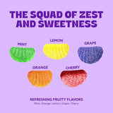 Cambie Fruit Slices Candy, 2 lb of Assorted Fruit Slices Jelly Candy in Five Mouth-Watering Flavors - Cherry, Orange, Mint, Grape and Lemon, Soft