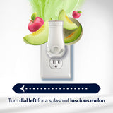 Glade PlugIns Refills with CustomScent Technology, Melon & Cherry Blossom, 2 Refills