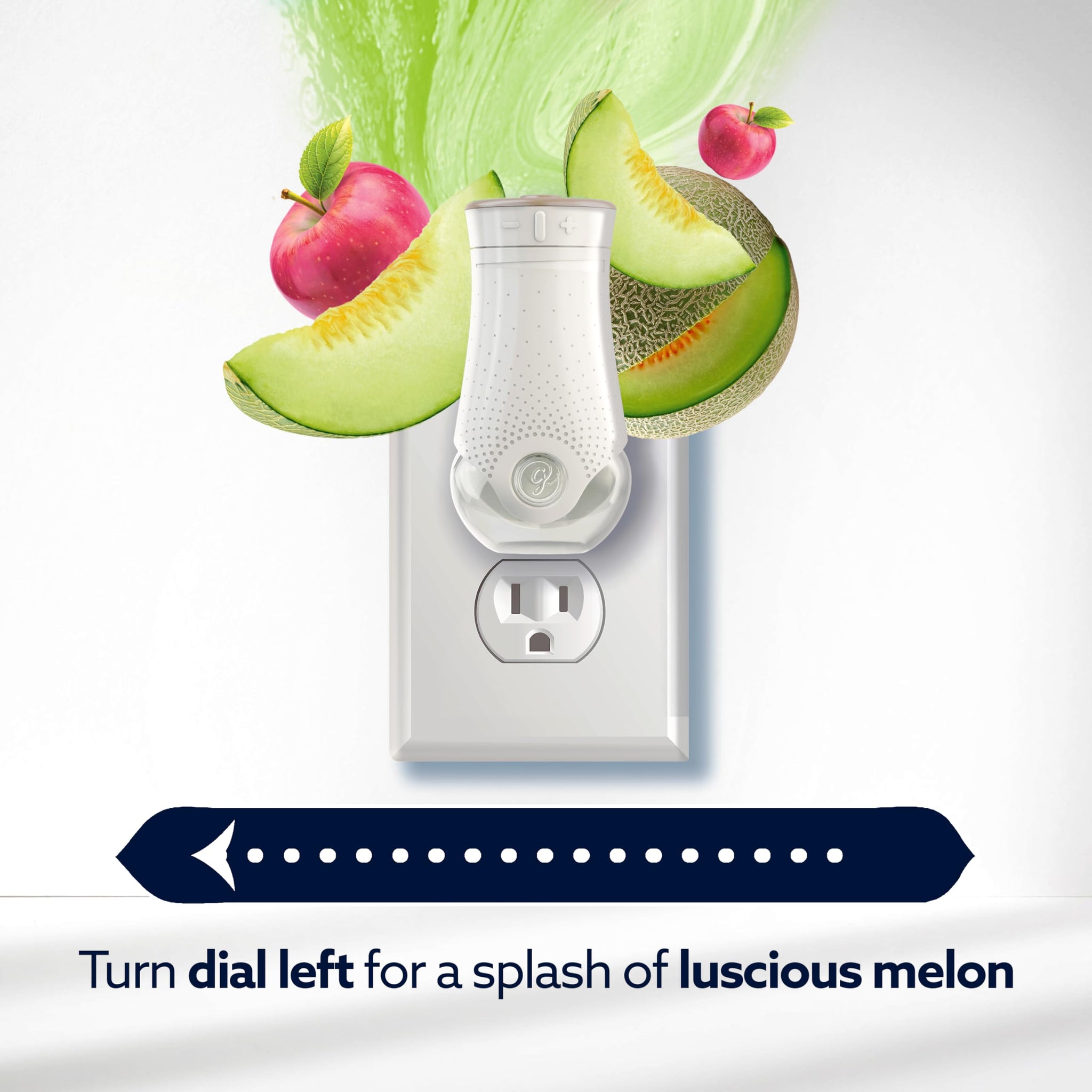 Glade PlugIns Refills with CustomScent Technology, Melon & Cherry Blossom, 2 Refills