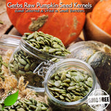 Gerbs Raw Pumpkin Seed Kernels 14 oz. | North American Grown, No Artificial Additives, Resealable Bag | Mild & Crunchy Texture | Top 14 Allergen-Free