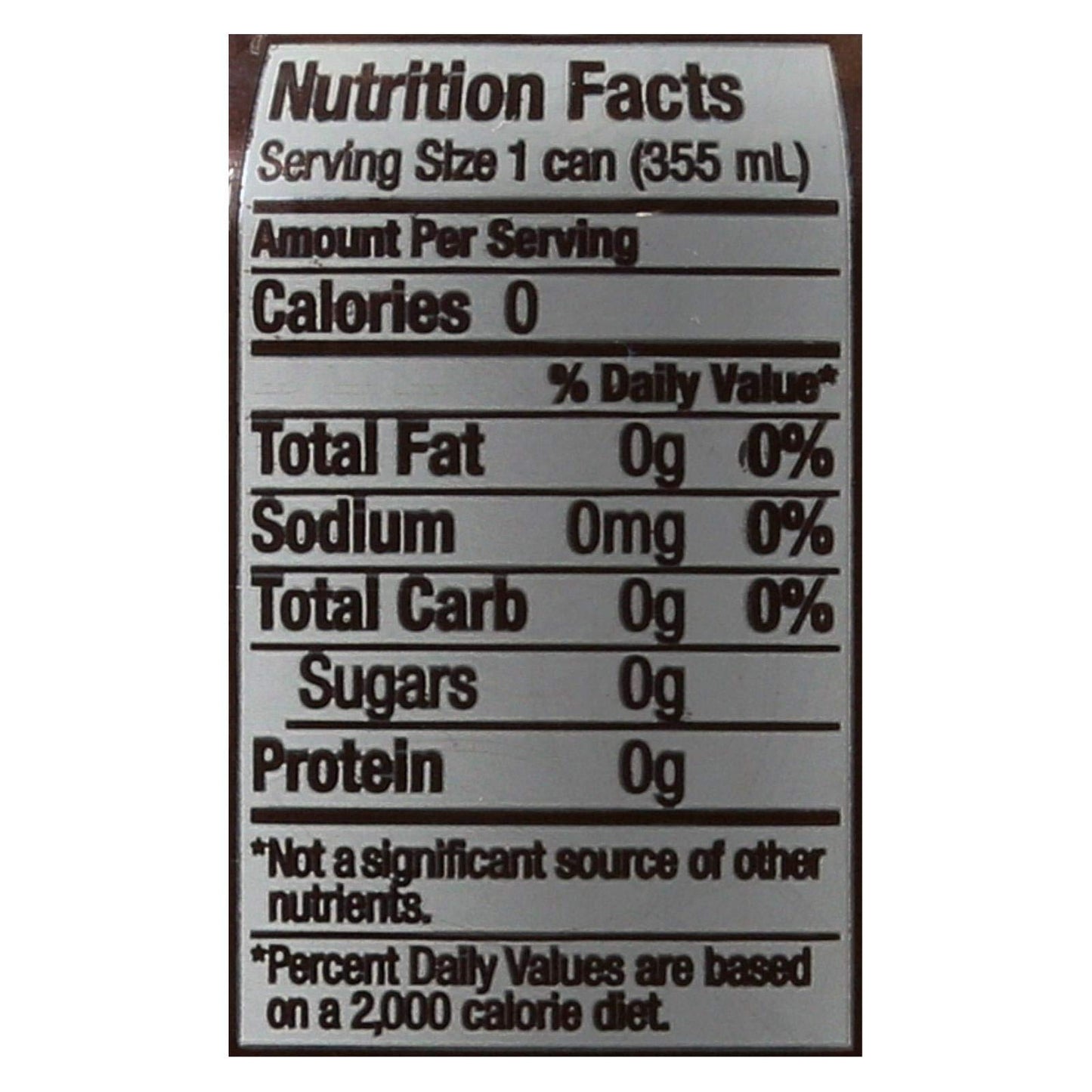 Zevia Natural Ginger Root Beer Zero Calorie Soda (4x6/12 OZ)