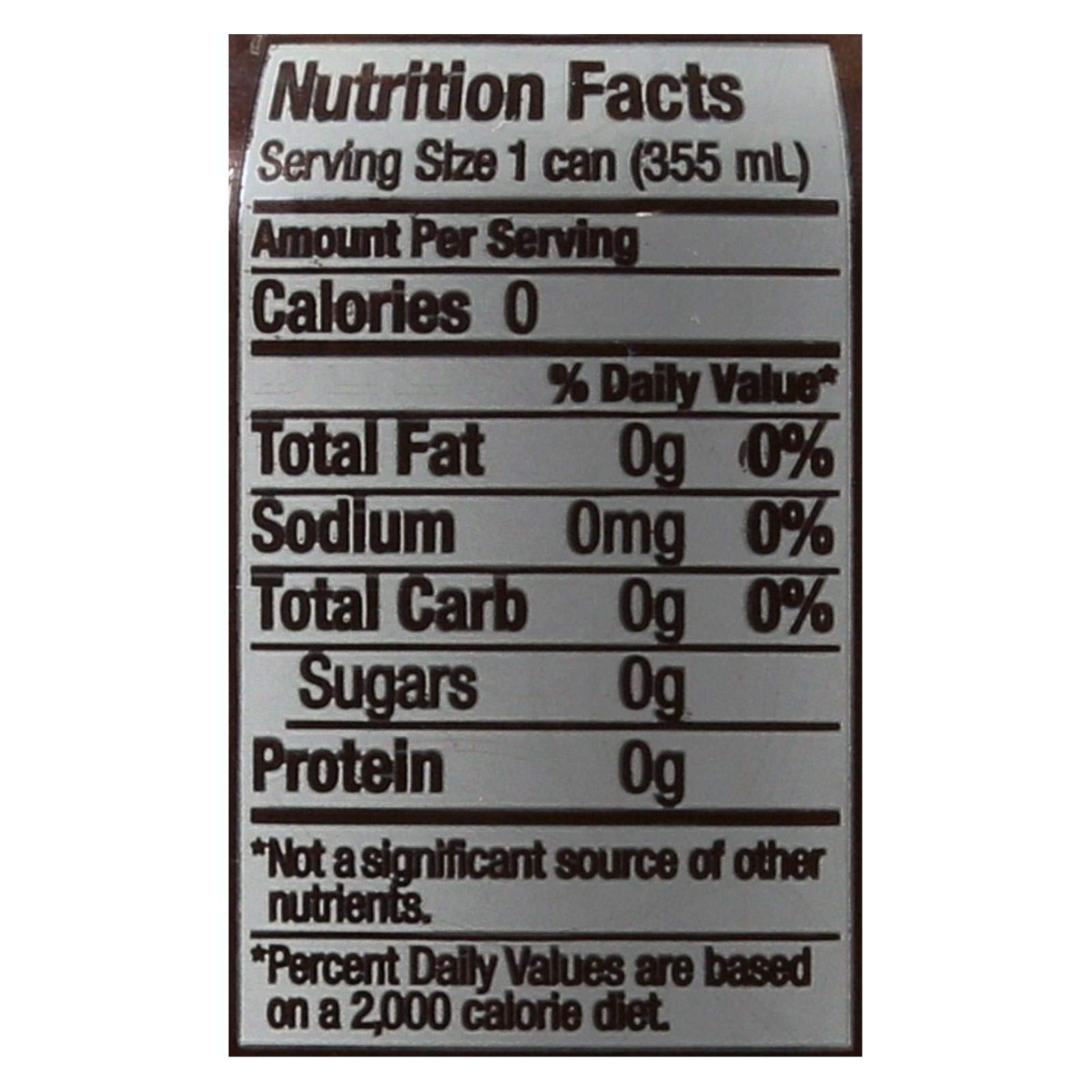 Zevia Natural Ginger Root Beer Zero Calorie Soda (4x6/12 OZ)