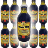 Power Malt, Extra Energy, Non-Alcoholic Malt Beverage, 11oz Glass Bottle (Pack of 10, Total of 110 Fl Oz)