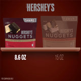 HERSHEY'S NUGGETS SPECIAL DARK Chocolate with Almonds Candy Share Pack, 8.6 oz