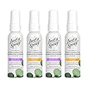 Prelam Just a Spray Toilet Odor Eliminator, Island Fresh & Moonlight Bliss - 4 pc