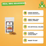 Thailand Unique BBQ Seasoned Crickets, Dehydrated Edible Bugs, 15g