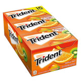 Trident Tropical Twist Sugar-Free Gum 14 ct., 15 pks. (pack of 3) A1