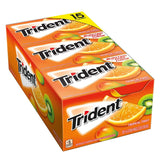 Trident Tropical Twist Sugar-Free Gum 14 ct., 15 pks. (pack of 3) A1