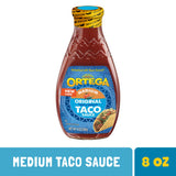 Ortega Original Taco Sauce, Medium, 8 Ounce