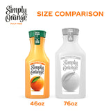 SIMPLY ORANGE JUICE - PULP FREE, 46oz