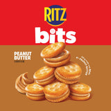 RITZ Bits Peanut Butter Sandwich Crackers, Lunch Snacks, 10 Snack Packs