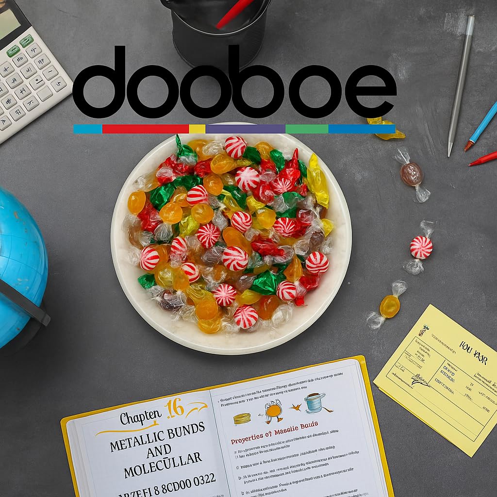 Dooboe Bulk Hard Candy Mix - 10 lb - Approx. 740 Pieces - Individually Wrapped Assorted Hard Candies for Candy Bowls & Parties