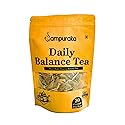 Daily Balance Tea - Natural Herbal Tea with Moringa, Gymnema, Jamun seeds, Cassia, Fenugreek, Guava leaves, Cinnamon - 30 Pyramid Tea Bags (1)