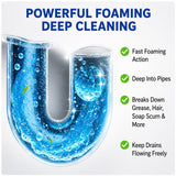 Wild Tornado Home Pipe Dredge Tool, Fast Dissolving Drain Opening Treatment for Clogged Kitchen and Toilet Pipelines
