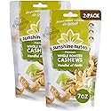 Sunshine Nut Company Whole Roasted Lightly Salted Cashews, Handful of Herbs Flavor, 2 Pack, 7 oz. Each, Gluten Free, Peanut Free and Vegan Individual