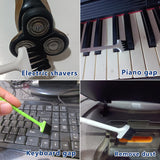10Pcs Crevice Cleaning Tools, Household Cleaning Brush?Hard Bristle Brushes for Small Spaces, Bathroom, Kitchen, Tiles, Vents, Blinds, Keyboard