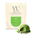 Yu Tea Organic Ceremonial Grade Matcha Powder, 30 Instant Packets | Packed with Antioxidants, L-Theanine & Natural Caffeine | Unsweetened Grade A