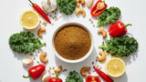 Earthy Krunchy Veggie Toppers Spicy Mix Seasoning - 2g Plant Based Protein - Vegan & Keto Friendly Nut and Seed Blend - No Maltodextrin, Low Sodium