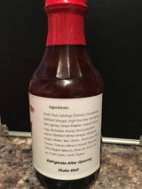 4 J's NVR Specialty sauce, Mango Strawberry,16 oz, Small Batch, NO thickeners or preservatives, Gluten Free, Vegetarian, Fruit Based Sauce