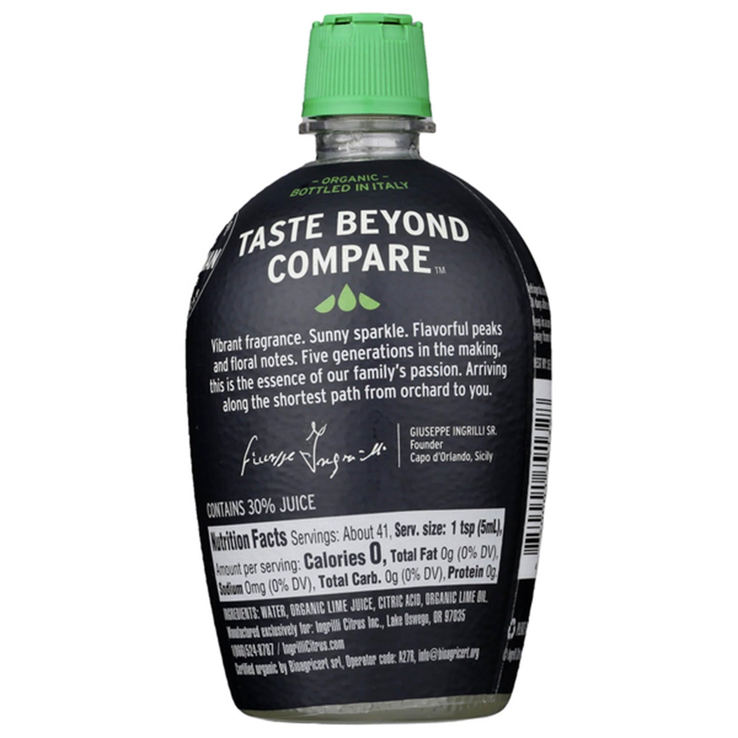 Ingrilli Organic Lime Squeeze, 7 Fl Oz Bottle (Pack of 3)
