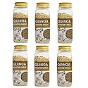Pereg Seasoned Quinoa Roasted Garlic, (10.58 Oz x 6 pack), Pre-Washed Whole Grain Quinoa Flavored with Garlic, Vegan, Gluten Free Grain, Rice & Pasta Alternative, Weight Loss Friendly & Healthy Snack