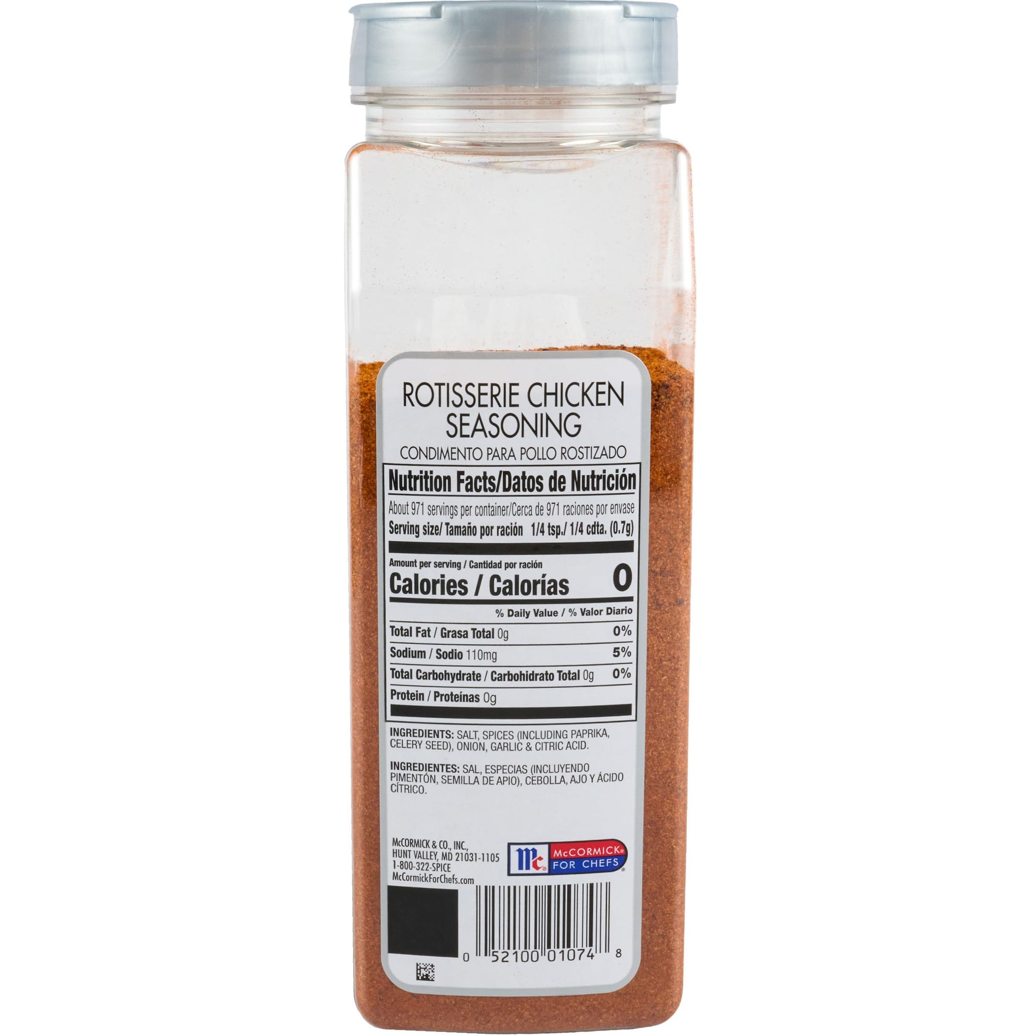 McCormick Culinary Rotisserie Chicken Seasoning, 24 oz - One 24 Ounce Container Chicken Seasoning Rub to Create Authentic, Slow Roasted Rotisserie