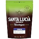 Santa Lucia Coffee Café Crema Espresso Roast Coffee - Specialty Volcanic Nicaraguan Espresso Roast - Farm-Direct, Low-Acid - Dense Golden Crema