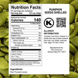 Raw Pumpkin Seeds to Eat- 4 Lbs Bulk Pack Unsalted Pumpkin Seeds Healthy Snack Option,