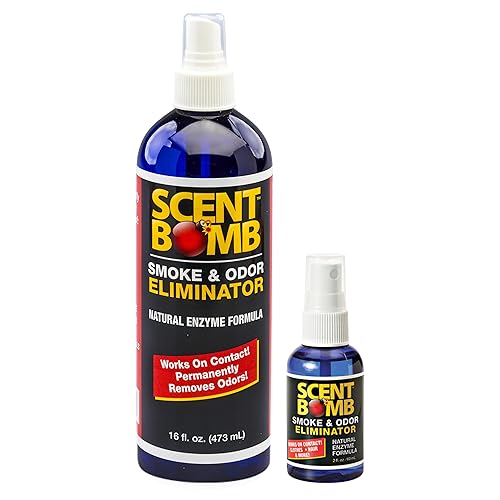 Scent Bomb Odor Eliminator Spray Enzyme Based Strong Pet Odor Eliminator for Home, Air Freshener for Room, Bathroom and Kitchen, Removes Smoke Dog Pee