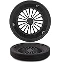 Sedmoon Reusable Plastic Paper Plate Holders 24 Pack 10" Heavy Duty Plastic Paper Plate Holder (Black)
