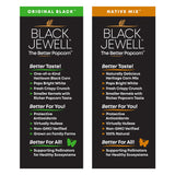 Black Jewell Gourmet Popcorn Kernel Variety Pack with Original Black and Native Mix (Pack of 2)