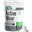 Rockin’ Green Active Wear Laundry Detergent - Unscented Laundry Detergent Powder & Odor Eliminator - Workout Clothes & Sportswear - Safe for Sensitive
