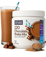 HMR 120 Chocolate Shake Meal Replacement Powder | Chocolate Shake Mix to Support Healthy Weight Loss | 12g of Protein | Nutritional Drink | Low
