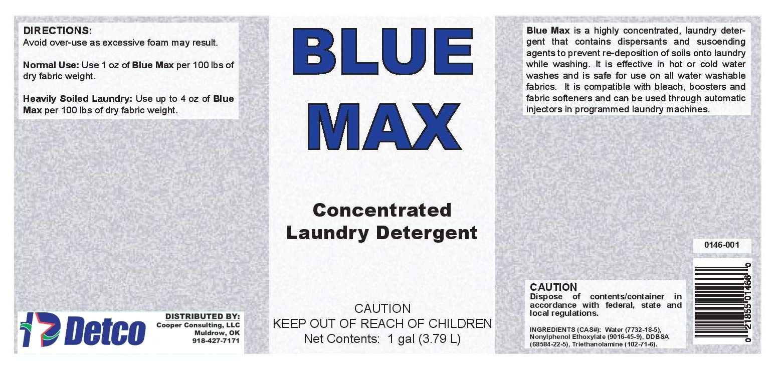 DETCO - Industrial-Strength Laundry Detergent Concentrate -1/2 oz per load- stain & spot remover, (5g Bucket)