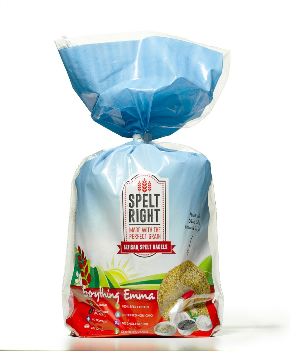 SPELT RIGHT FOODS Sesame Spelt Bagels, 14 OZ