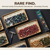 Kimmie Candy ChocoRocks Gemstones, Gem-Shaped Chocolate Candy for Snacking & Cake Decorating | 2.5 oz (Pack of 3) | Gluten-Free