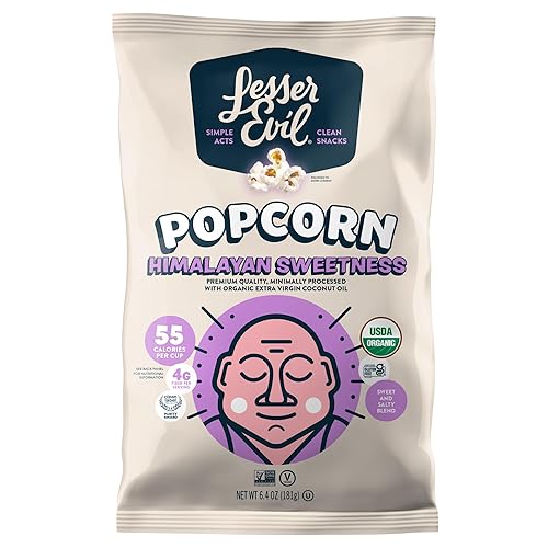Lesserevil, Popcorn Bowl Sweet Organic, 7 Ounce