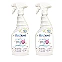 CleanSmart Nursery & High Chair Cleaner, 23 Ounce Bottle (Pack of 2), Hypochlorous Naturally Kills 99.9% of Viruses like RSV & Flu with Zero Residue